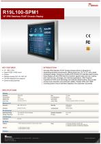 19" IP65 Stainless PCAP Chassis Display R19L100-SPM1