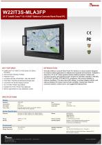 21.5" Intel® Core™ i5-1135G7 Defence Console Rack Panel PC W22IT3S-MLA3FP