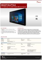 21.5" Intel® Core™ i5-1135G7 PT Series HMI Touch Panel PC W22IT3S-PTA3
