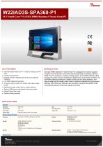21.5" Intel® Core™ i5-1235U IP69K Stainless P Series Panel PC W22IAD3S-SPA369-P1