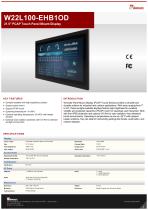 21.5" PCAP Touch Panel Mount Display W22L100-EHB1OD
