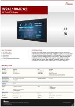 24" Front IP65 Display  W24L100-IPA2 
