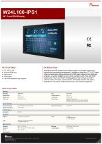 24" Front IP65 Display  W24L100-IPS1
