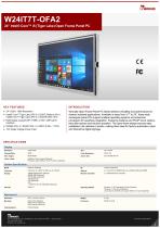 24” Intel® Core™ i5 (Tiger Lake) Open Frame Panel PC W24IT7T-OFA2