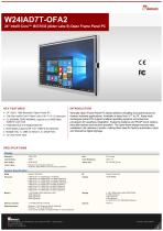 24" Intel® Core™ i9/i7/i5/i3 (Alder Lake S) Open Frame Panel PC W24IAD7T-OFA2