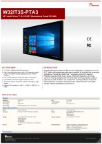 32" Intel® Core™ i5-1135G7 Standalone Panel PC HMI W32IT3S-PTA3