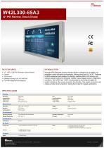 42" IP65 Stainless Chassis Display W42L300-65A3