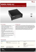 4U Rack IPC Server with 12th/13th/14th Gen Intel® Core™ Processors WNRK-R680-4U