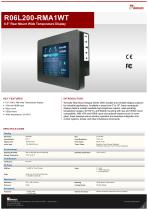 6.5" Rear Mount Wide Temperature Display R06L200-RMA1WT