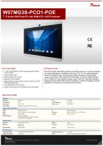 7" Intel® Celeron® N6211 S Series HMI Panel PC W07IE3S-PCO1-POE