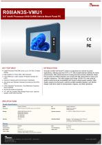 G-WIN VM Series Panel PC R08IAN3S-VMU1
