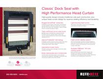 Classic™  Dock Seal with High Performance Head Curtain