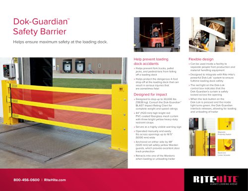 Dok-Guardian Safety Barrier