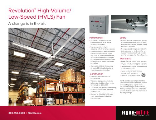 HVLS Fans : Revolution