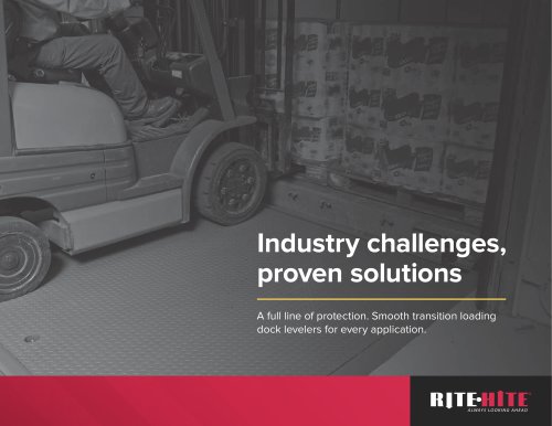 Industry challenges,  proven solutions