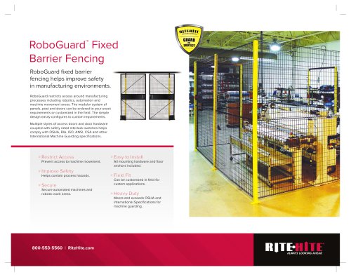 RoboGuard: Fixed Barrier Fencing