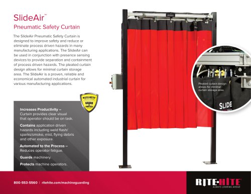 Slide-Air: Safety Curtain