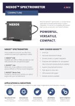 Datasheet AvaSpec-NEXOS