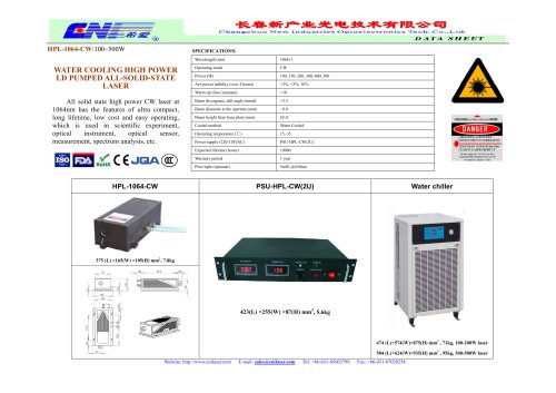 HPL-1064-CW infrared laser