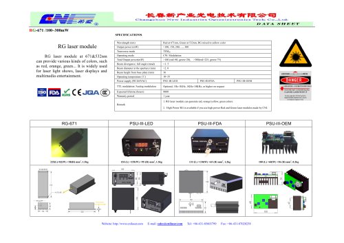 RG laser / Yellow laser system