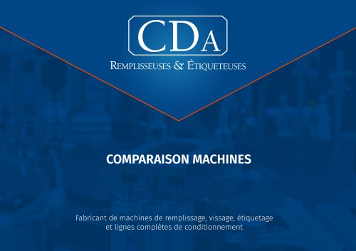 Comparaison machines CDA