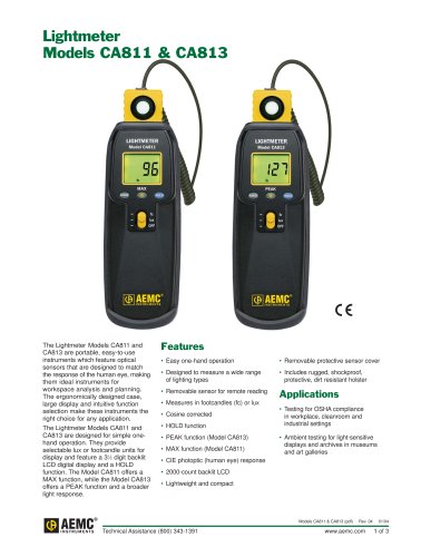 CA813 Lightmeters