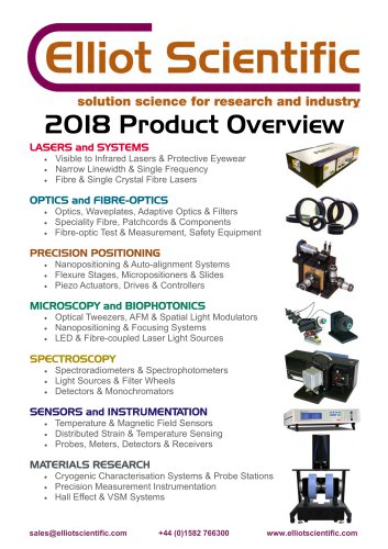 Product Overview Brochure 2018