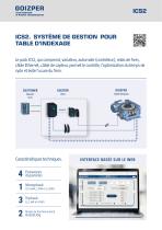 ICS2 - SYSTÈME DE GESTION POUR TABLE D’INDEXAGE - 1