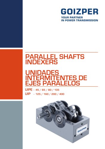 PARALLEL SHAFTS INDEXERS