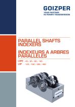 UIPE-UIP  Indexeurs à Axes Parallèles Catalogue - Goizper Industrial - 1