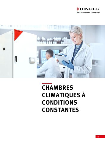 Chambres climatiques à conditions constantes  Série KBF | KBF-S ECO| KBF PRO