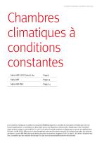 Chambres climatiques à conditions constantes  Série KBF | KBF-S ECO| KBF PRO-3