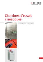 Chambres d’essais climatiques  Série MK | MKF | MKT | MKFT