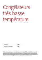 Congélateurs très basse température  Série UF V-3