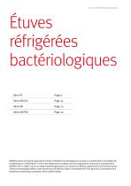 Étuves réfrigérées bactériologiques  Série KT | KB ECO | KB | KB PRO-3