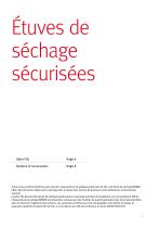 Étuves de séchage sécurisées  Série FDL-3