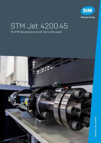 STM Jet 4200. 45 - high-pressure pump