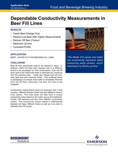 Conductivity Measurements in Brewing