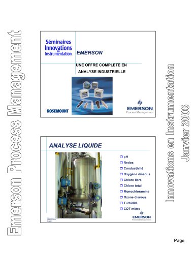 Innovation en instrumentation