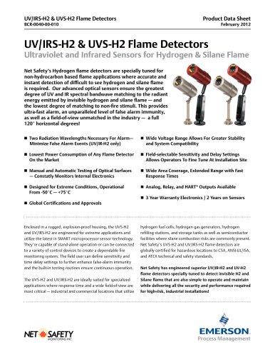 Net Safety UV/IR Hydrogen Flame Detector