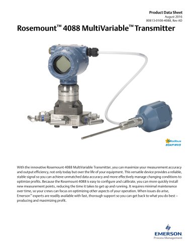 Rosemount 4088 MultiVariable™ Transmitter