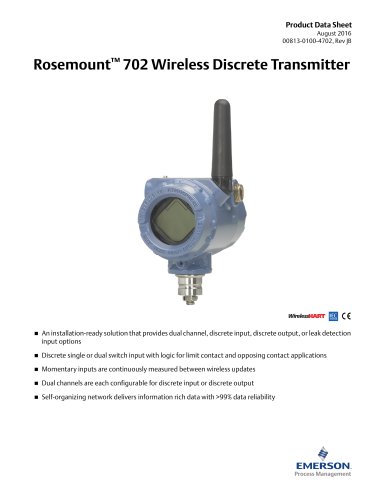 Rosemount™ 702 Wireless Discrete Transmitter