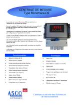 CENTRALE DE MESURE Type Monotrace-O2 - 1