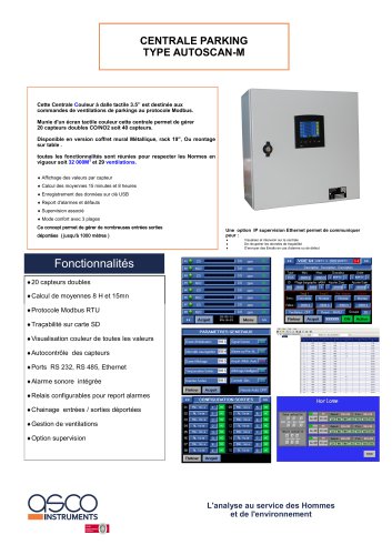 CENTRALE PARKING TYPE AUTOSCAN-M