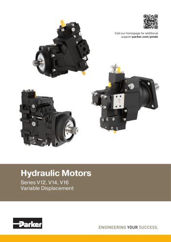 Hydraulic Motors Series V12, V14, V16 Variable Displacement