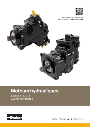 Moteurs hydrauliques Séries V12, V14 Cylindrée variable