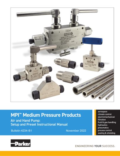 MPI™ Medium Pressure Products