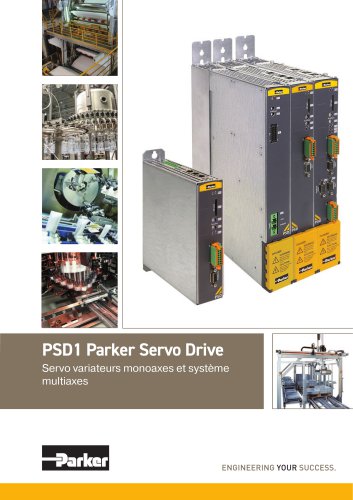 PSD1 Parker Servo Drive Servo variateurs monoaxes et système multiaxes