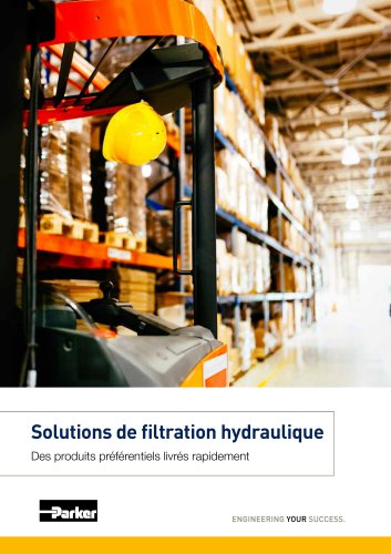 Solutions de filtration hydraulique