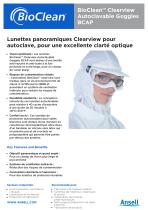 BioClean™ Clearview Autoclavable Goggles BCAP - 1